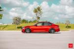 BMW M3 Sedan on Vossen Wheels (VFS4) 2017 года